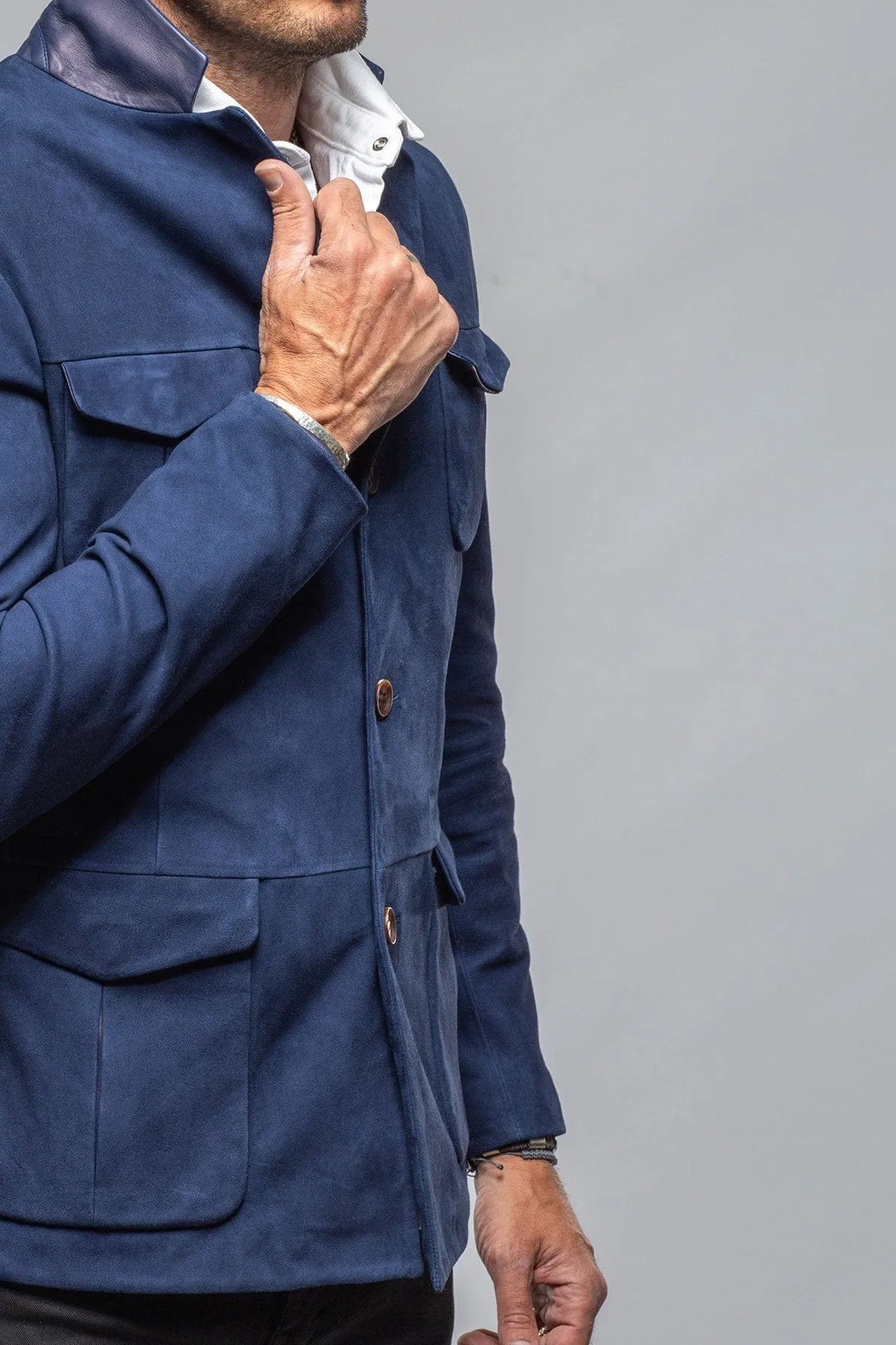 Serengeti Safari Jacket In Blue