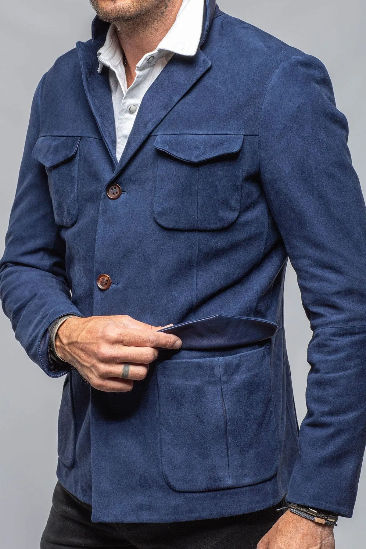 Serengeti Safari Jacket In Blue