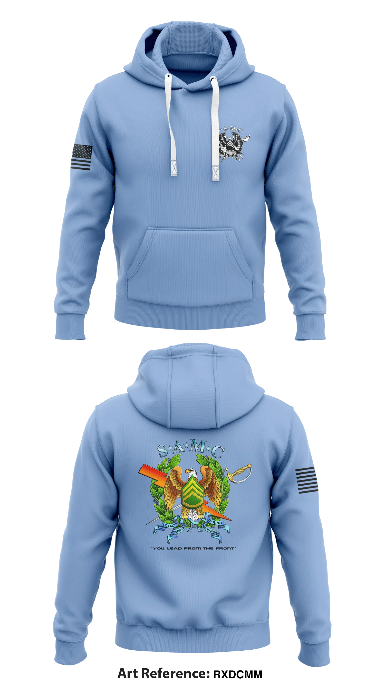 Sergeant Audie Murphy Club  Core Men's Hooded Performance Sweatshirt - rxdCMM
