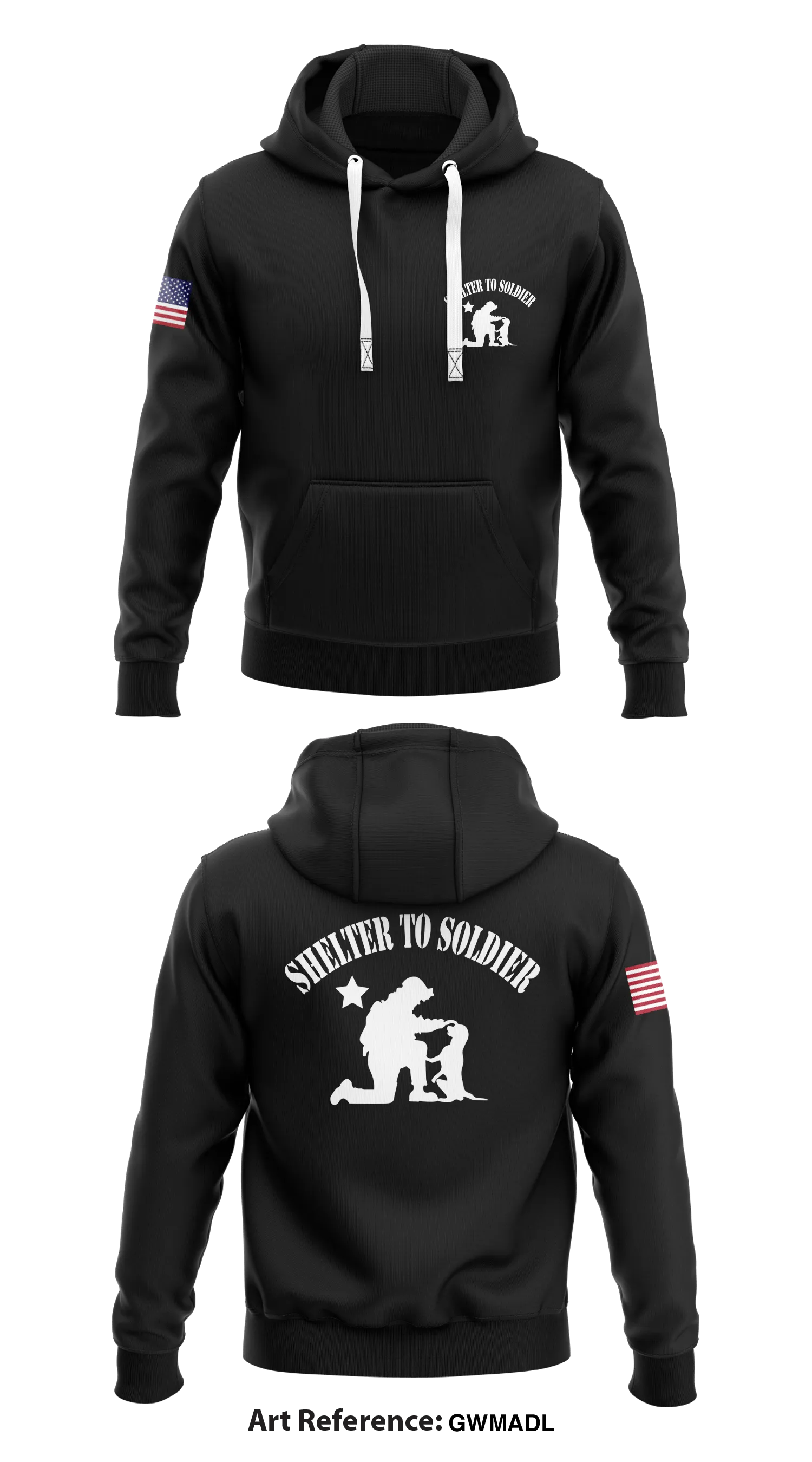 Shelter to Soldier Core Men's Hooded Performance Sweatshirt - gwmAdL