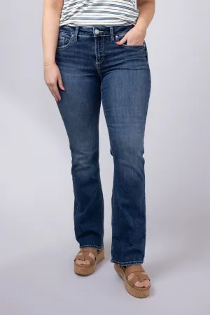 Silver Jeans Suki Slim Bootcut Mid Rise Jeans for Women | L93616ECF340