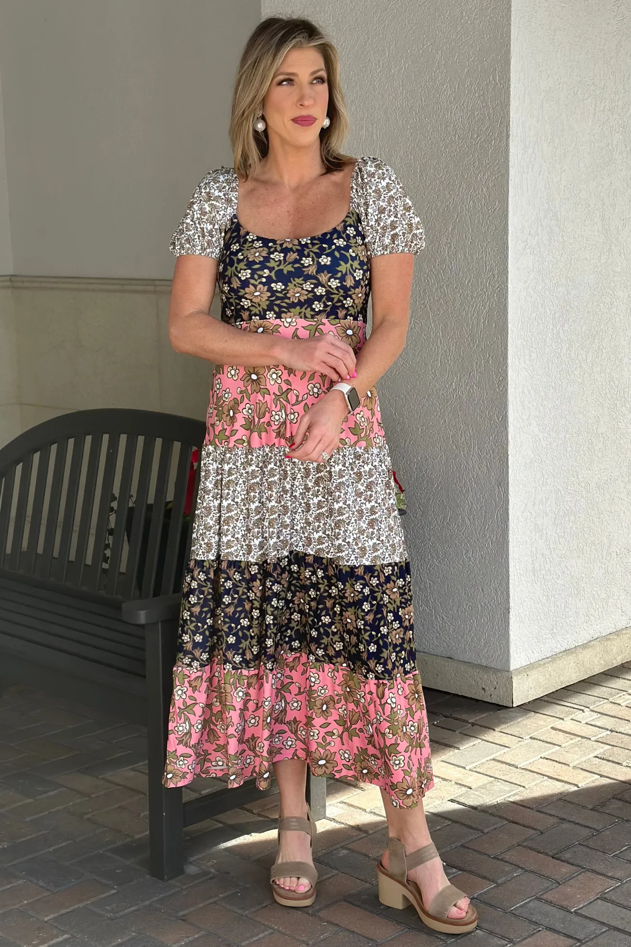 Smith & Quinn Heidi Dried Petals Maxi Dress