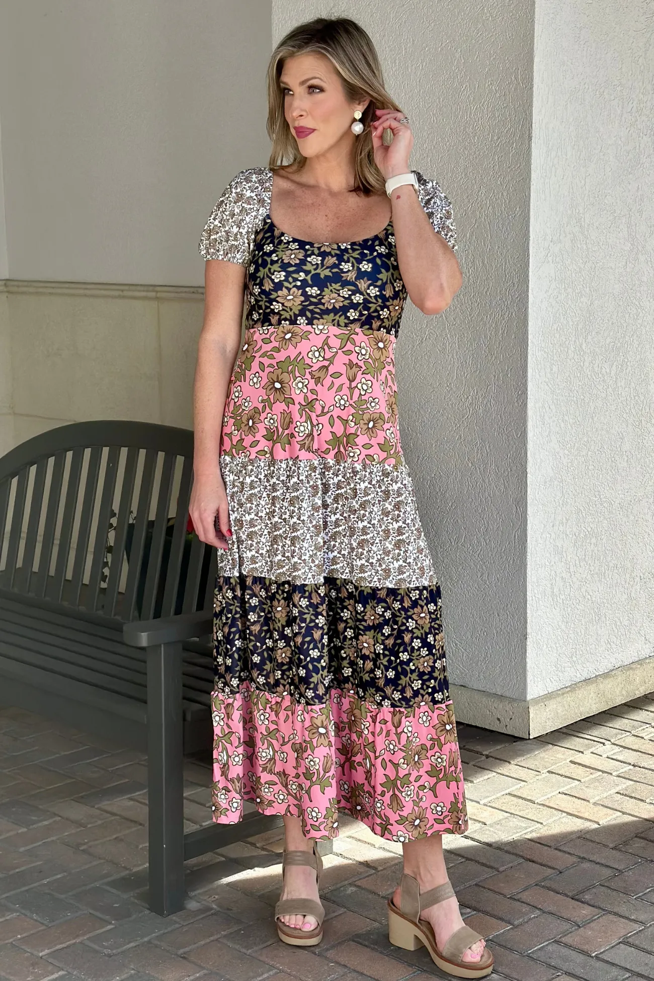 Smith & Quinn Heidi Dried Petals Maxi Dress