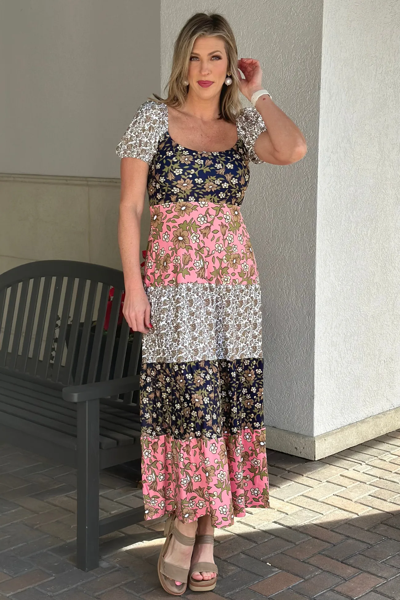 Smith & Quinn Heidi Dried Petals Maxi Dress