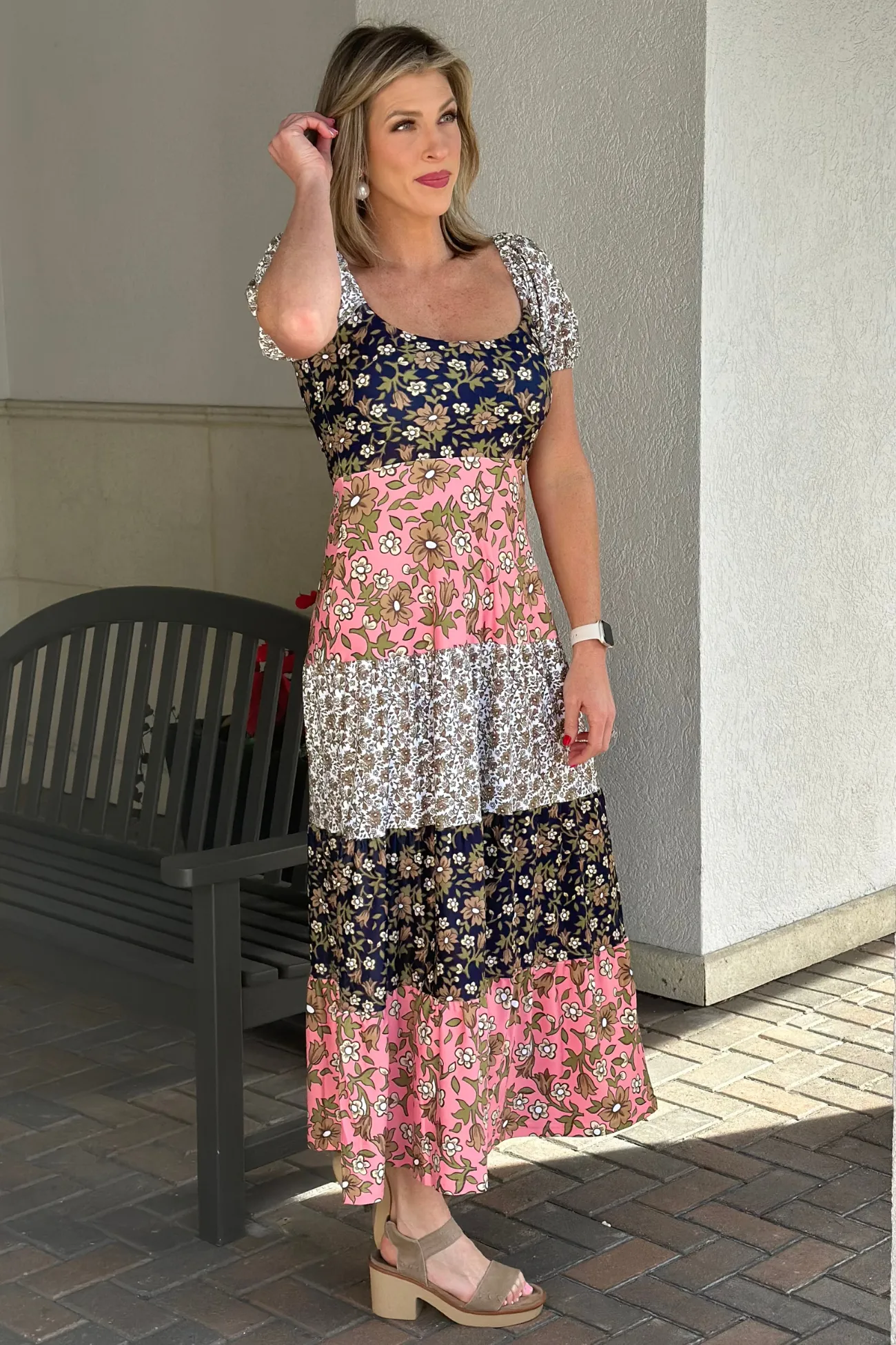 Smith & Quinn Heidi Dried Petals Maxi Dress