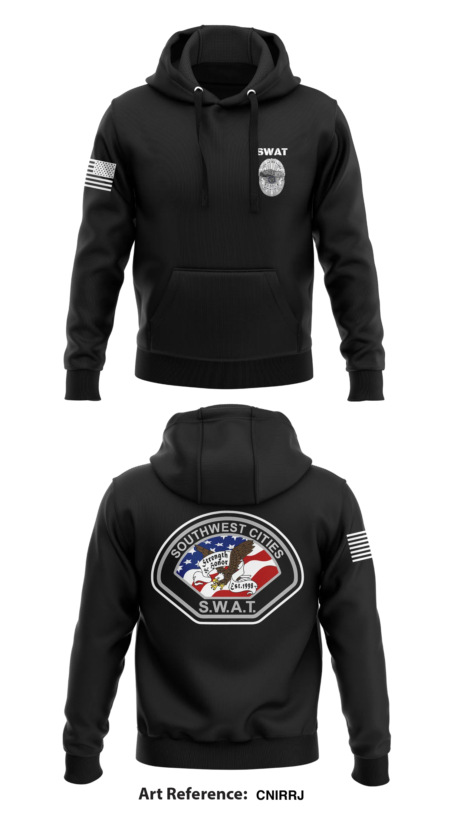 Southwest Cities SWAT Store 1  Core Men's Hooded Performance Sweatshirt - cnIrRj