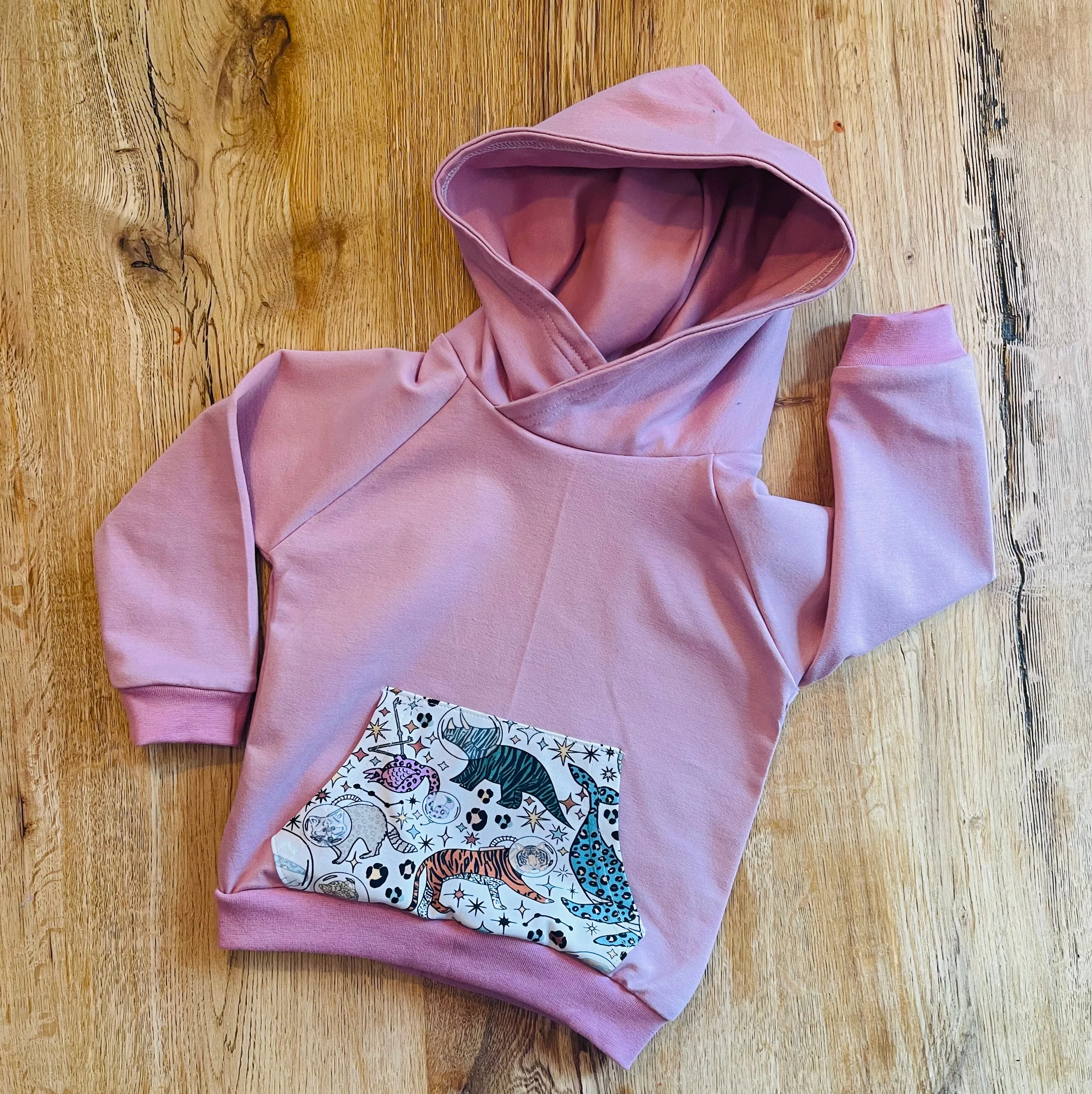 Space Animals Hoodie - Age 7