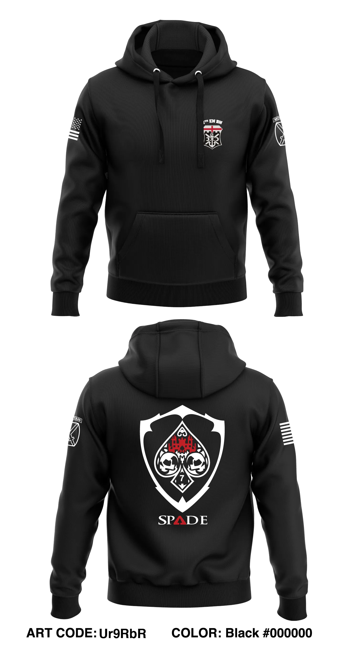 Spade Core Men's Hooded Performance Sweatshirt - Ur9RbR