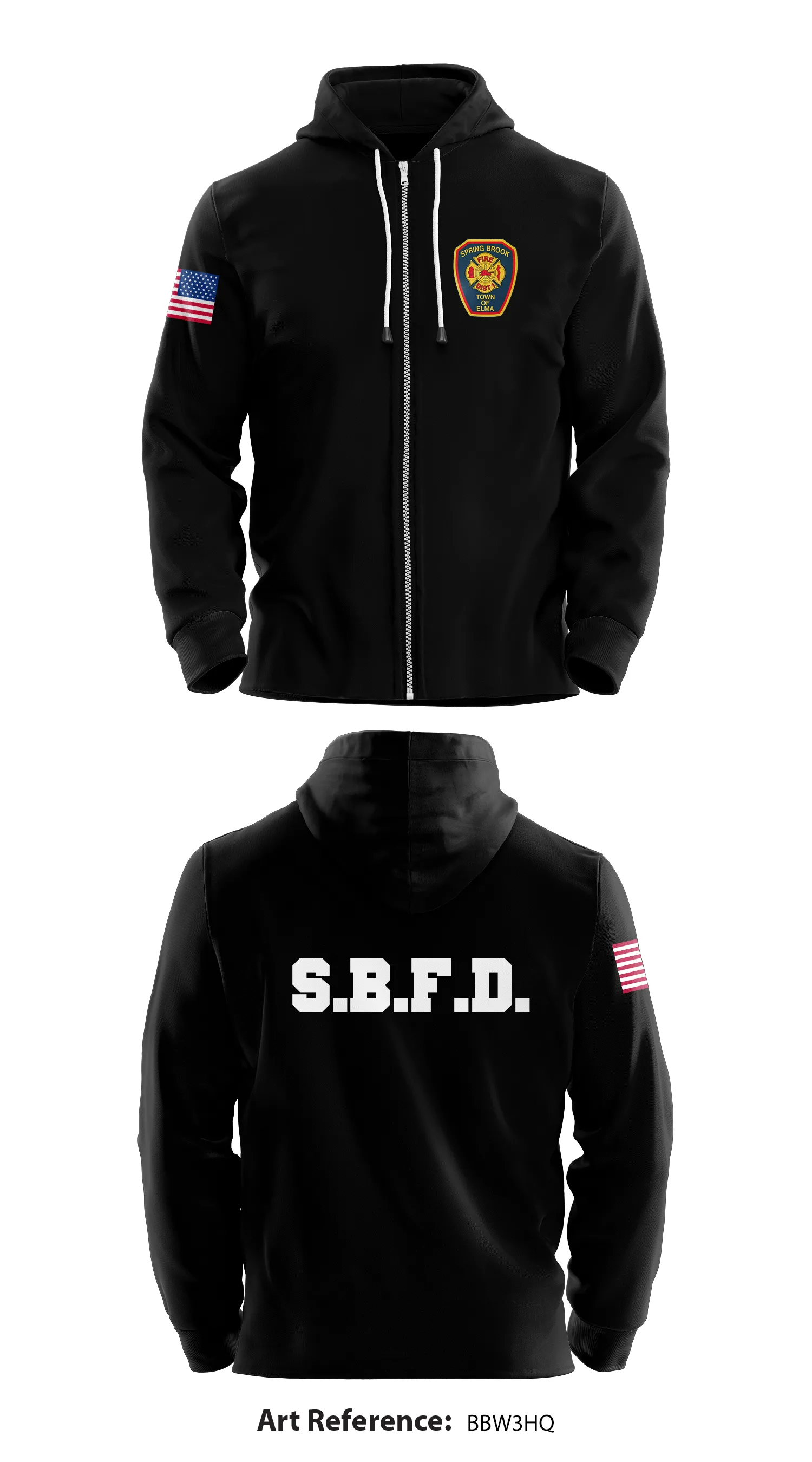 Spring Brook Fire Dist Store 1  Core Men's Hooded Performance Sweatshirt - BBw3hQ