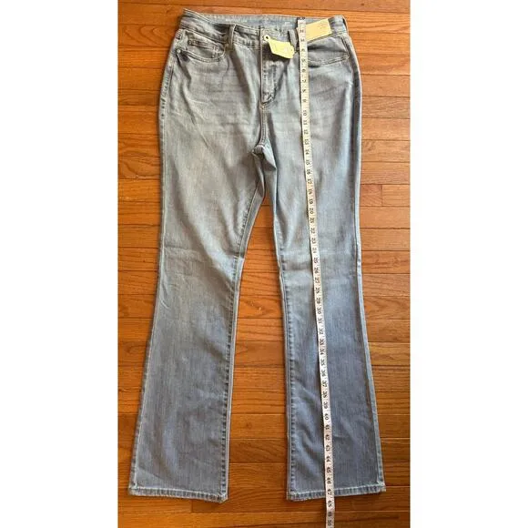 St. Johns Bay midrise Bootcut Jeans Ladies 20 Tall light blue NWT