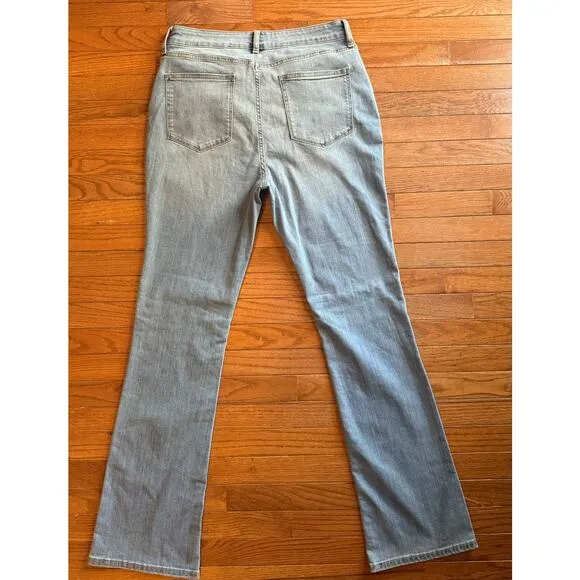 St. Johns Bay midrise Bootcut Jeans Ladies 20 Tall light blue NWT