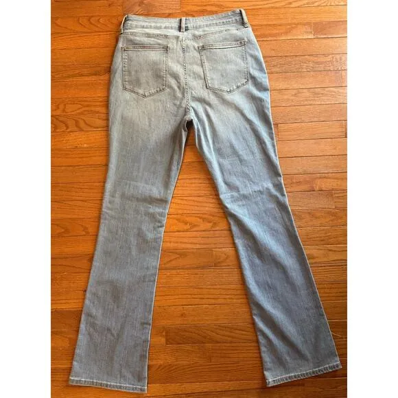St. Johns Bay midrise Bootcut Jeans Ladies 20 Tall light blue NWT