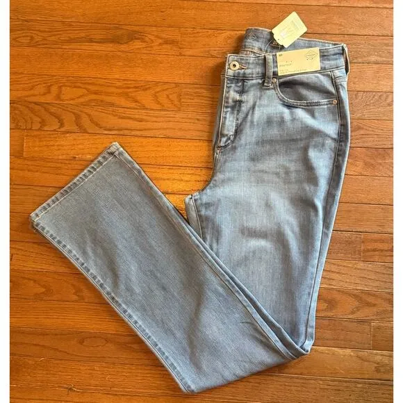 St. Johns Bay midrise Bootcut Jeans Ladies 20 Tall light blue NWT