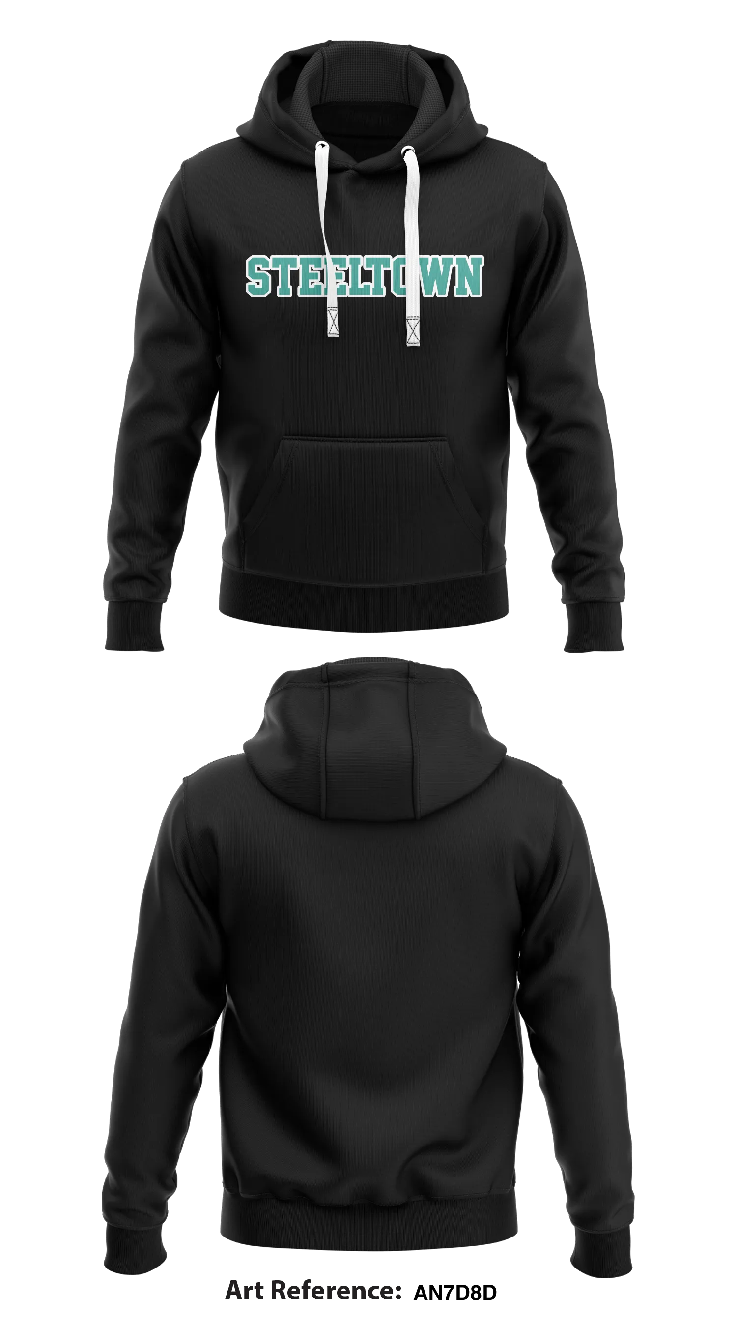 STEELTOWN Store 1  Core Men's Hooded Performance Sweatshirt - AN7D8D