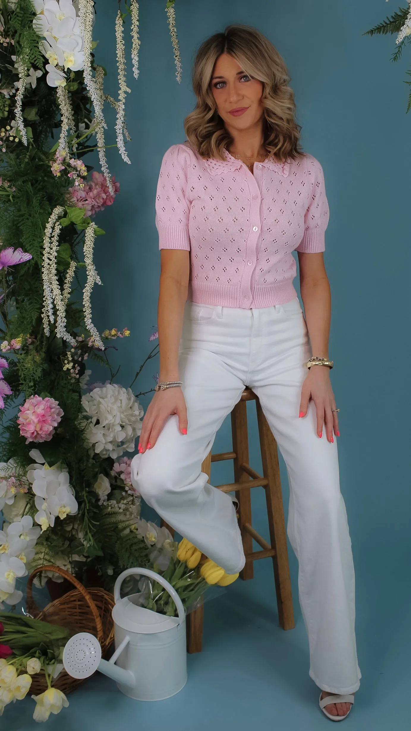 Summer Afternoon White Jeans