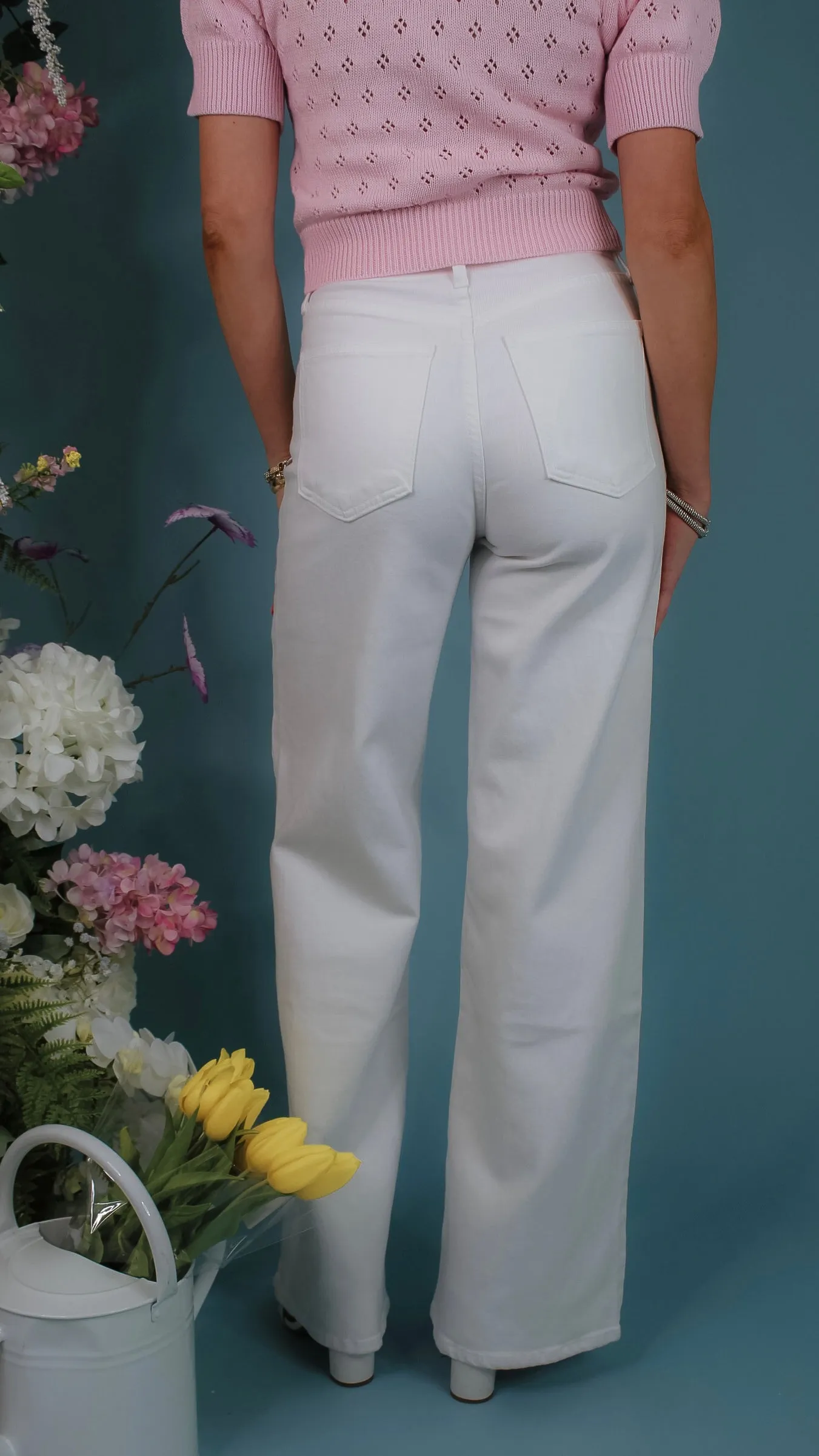 Summer Afternoon White Jeans