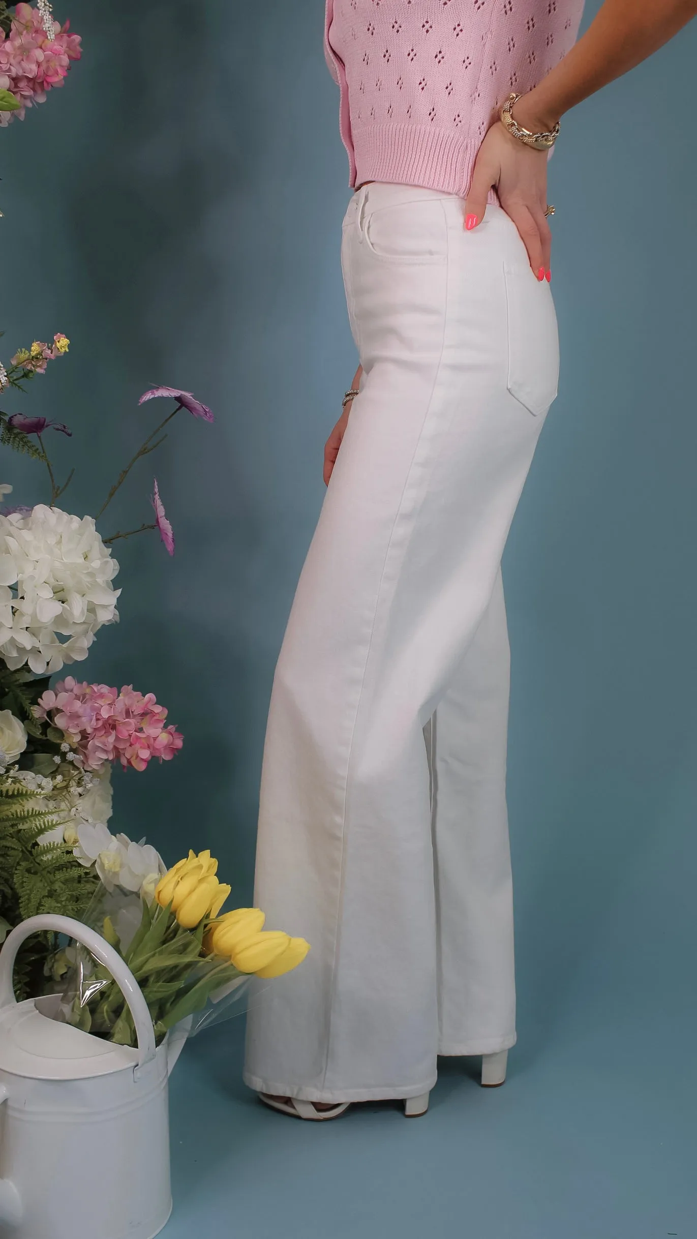 Summer Afternoon White Jeans