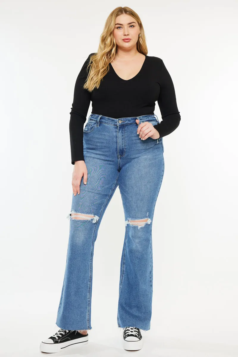 Sunflower High Rise Bootcut Jeans ( Plus Size)