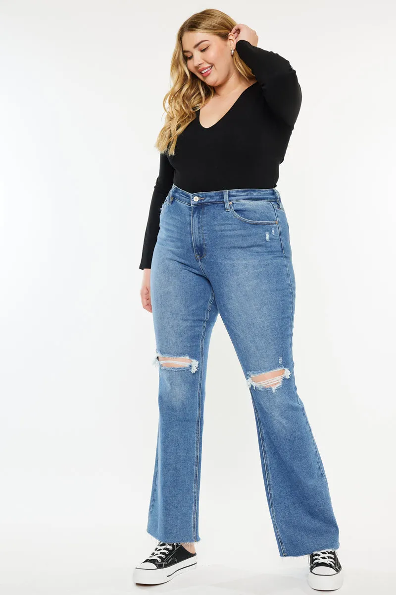 Sunflower High Rise Bootcut Jeans ( Plus Size)