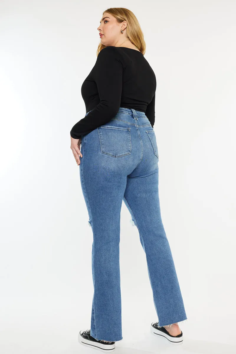 Sunflower High Rise Bootcut Jeans ( Plus Size)