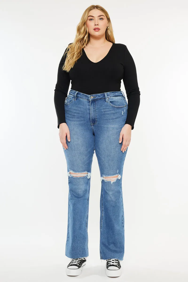 Sunflower High Rise Bootcut Jeans ( Plus Size)