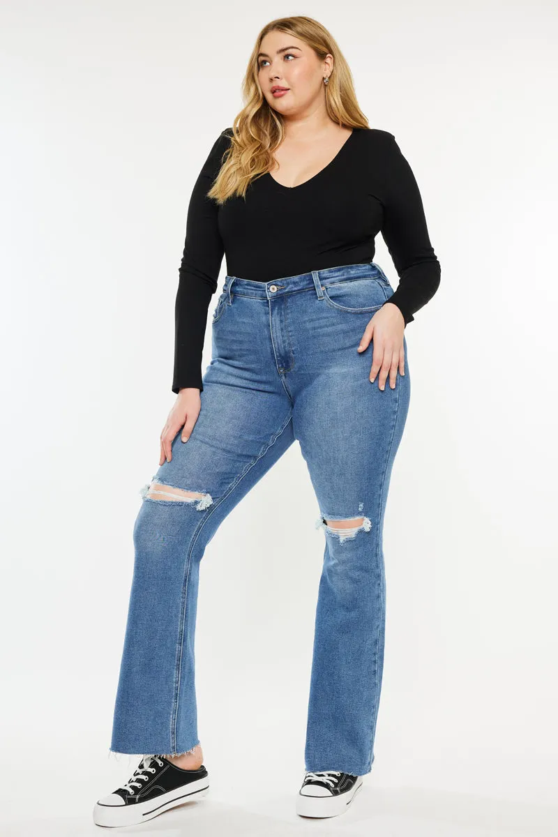 Sunflower High Rise Bootcut Jeans ( Plus Size)