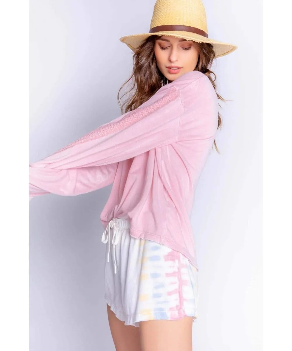 Sunset Hues Long Sleeve Pink Quartz