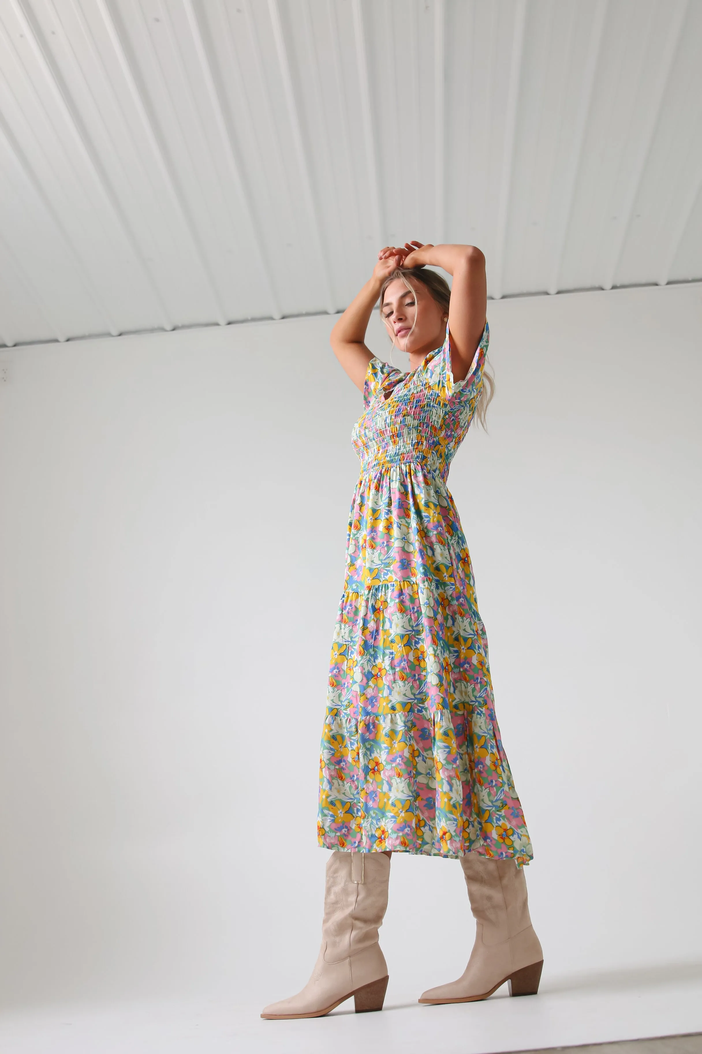 Tayla Dress in Cotton Candy