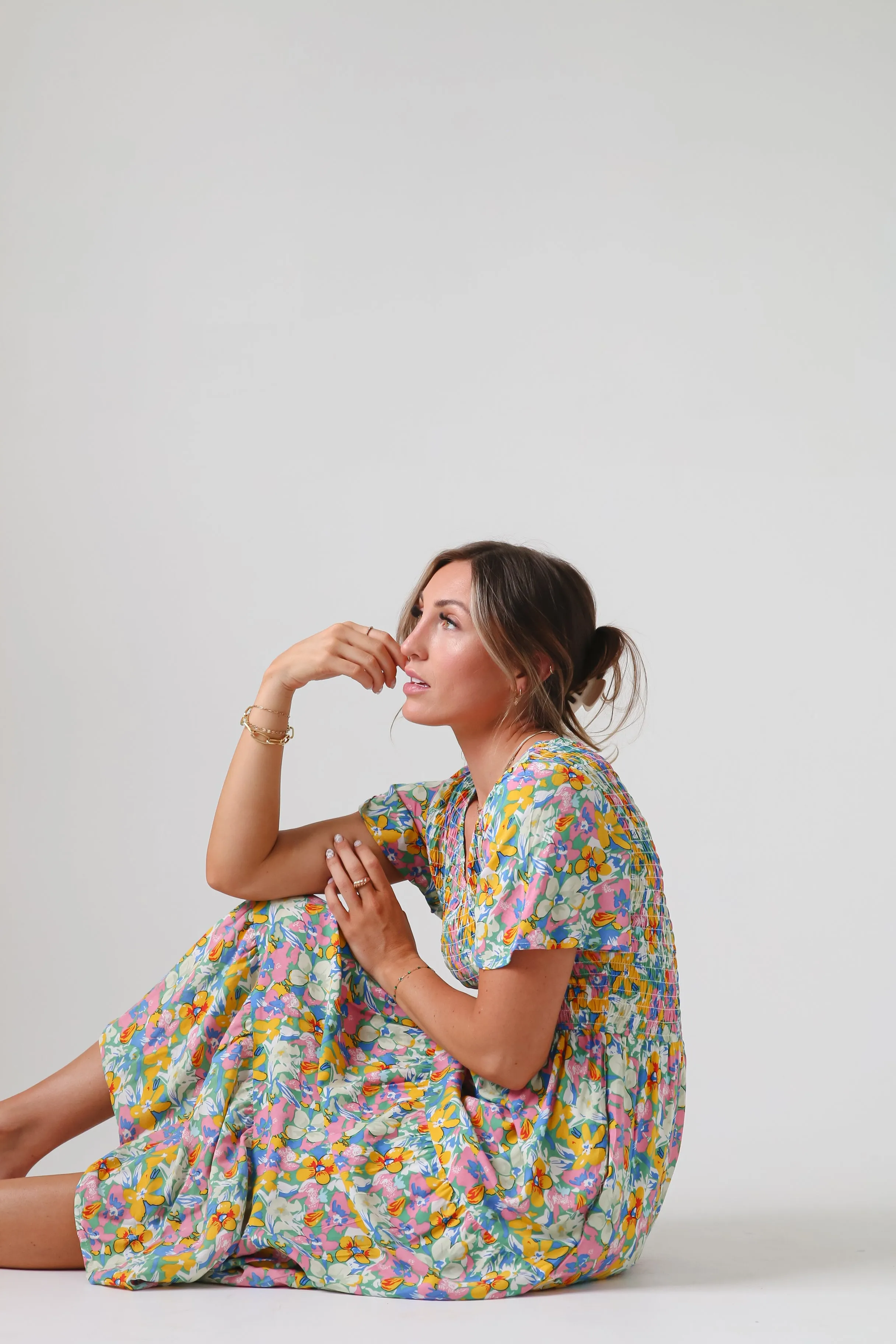 Tayla Dress in Cotton Candy