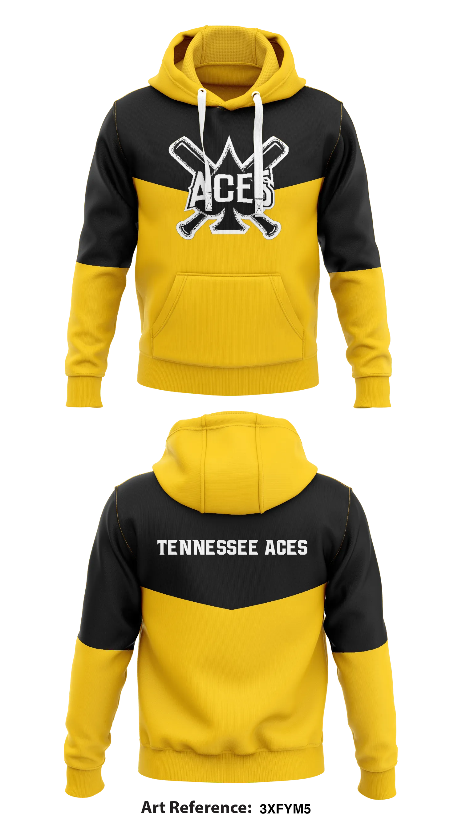 Tennessee Aces Store 2 Core Men's Hooded Performance Sweatshirt - 3XFYM5