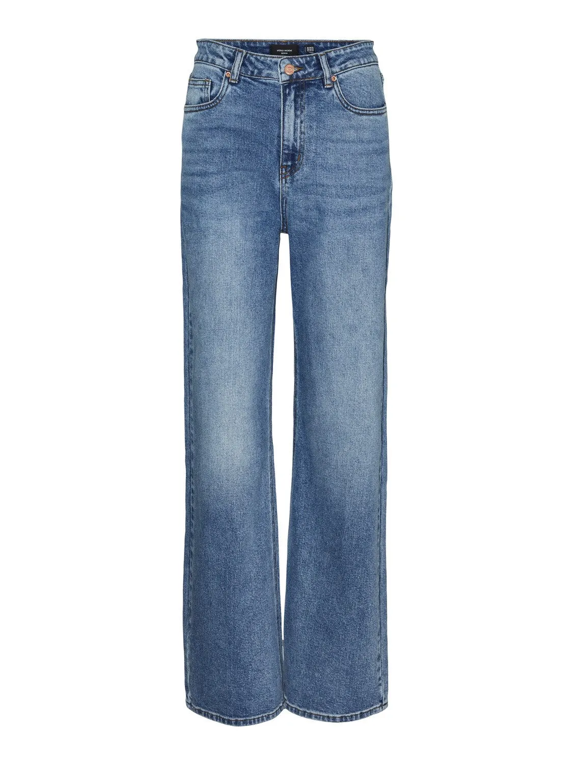Tessa Blue High Rise Wide Jeans