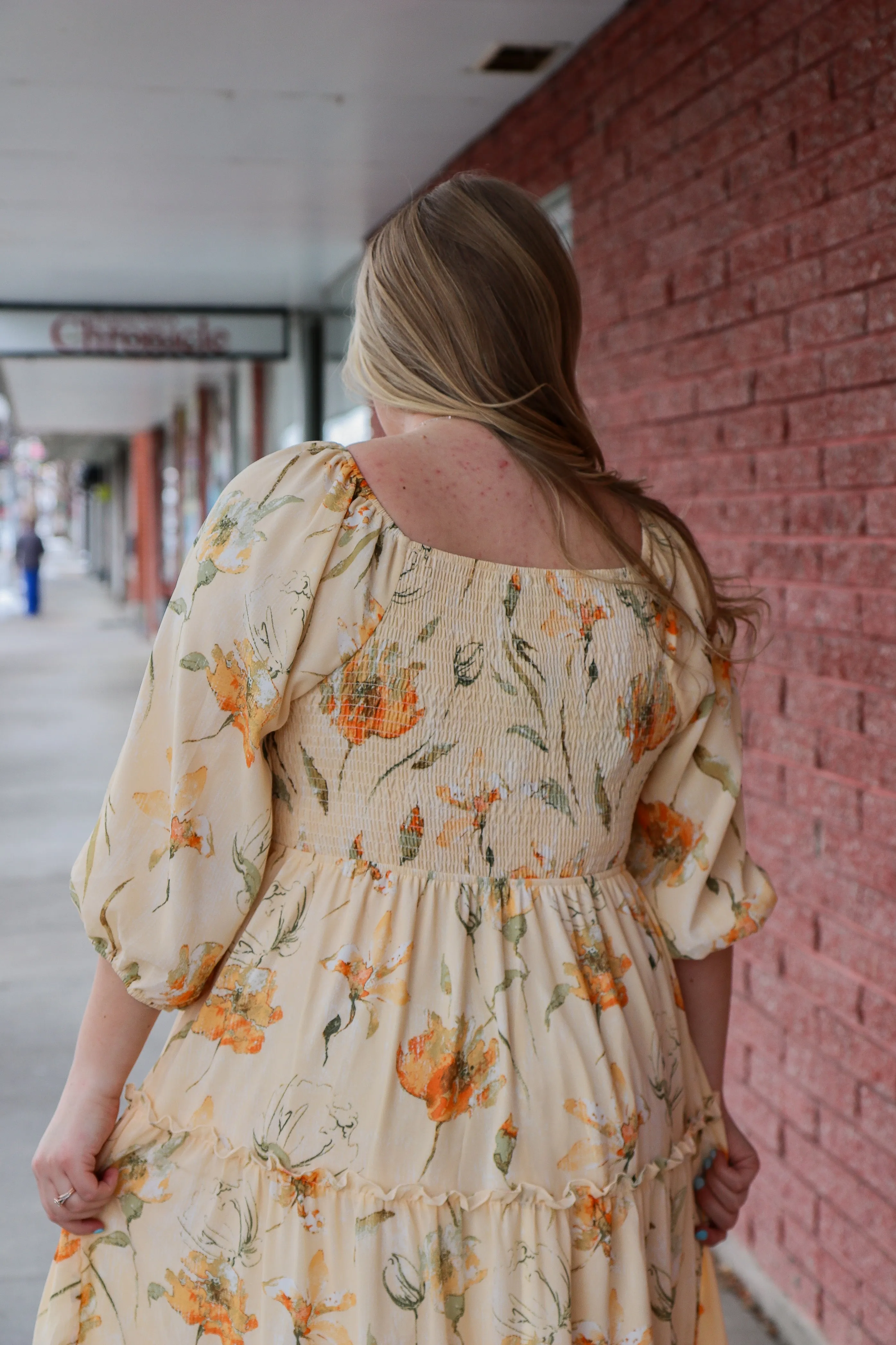 The Greta Dress in Sunrise Serenade