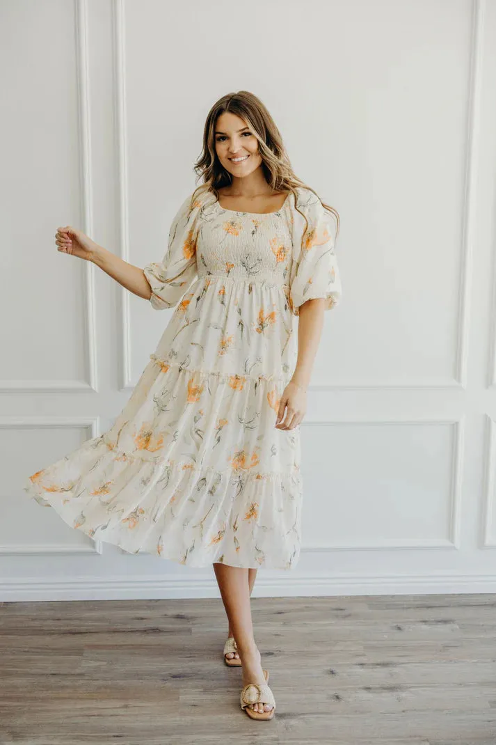 The Greta Dress in Sunrise Serenade