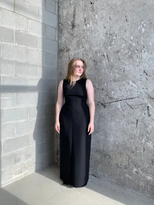 The Row black gown