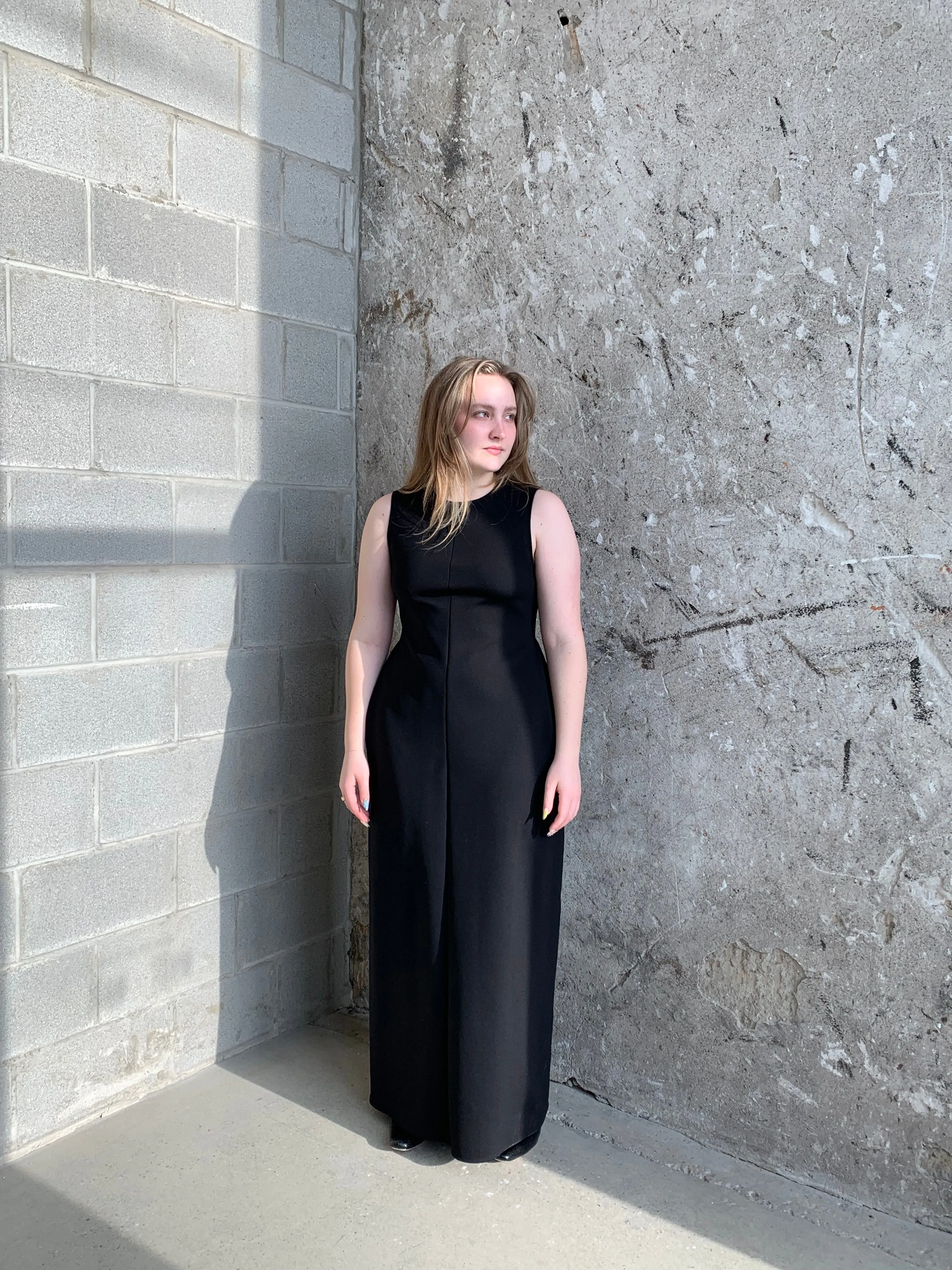 The Row black gown