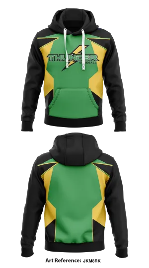 Thunder Baseball club Store 1  Core Men's Hooded Performance Sweatshirt - jkm8Rk