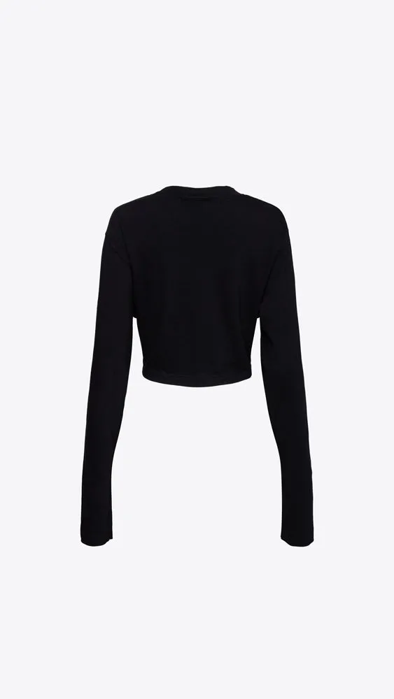 Tokyo Crop LS - Jet Black