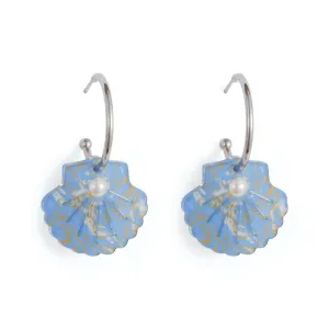 Toolally Charming Hoop Shells Earrings