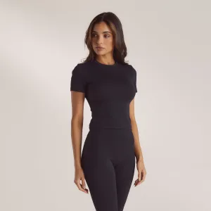 Top Classique Ajusté - Noir