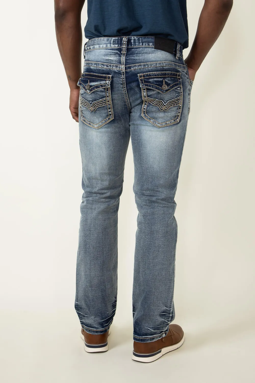 True Luck Wolf Bootcut Jean for Men | TL22031410
