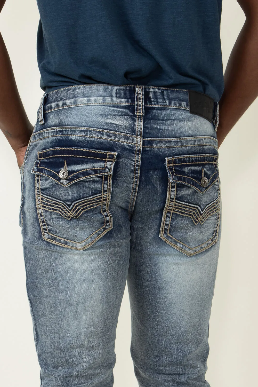 True Luck Wolf Bootcut Jean for Men | TL22031410