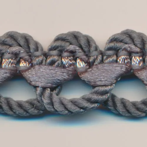 Twist Satin Braid #49 Charcoal