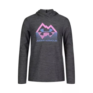 Under Armour Girl's UA Stature Hoodie - Pitch Gray
