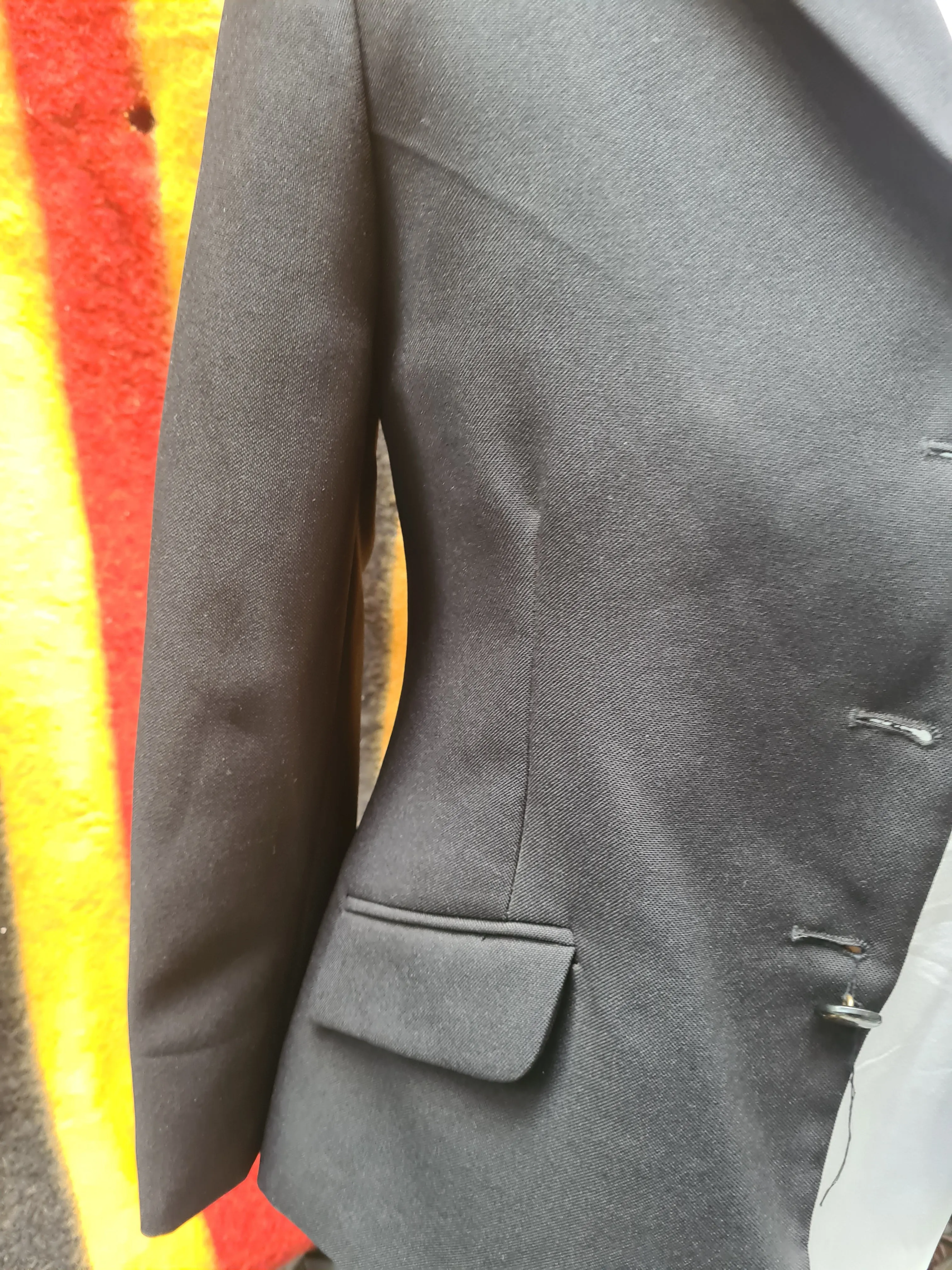 Used kids 32" Saddle Craft black show jacket FREE POSTAGE 🔵