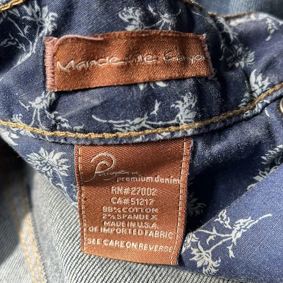 Very Rare Paige Premium Denim Jeans Mandeville Canyon Bootcut Extended Sizing