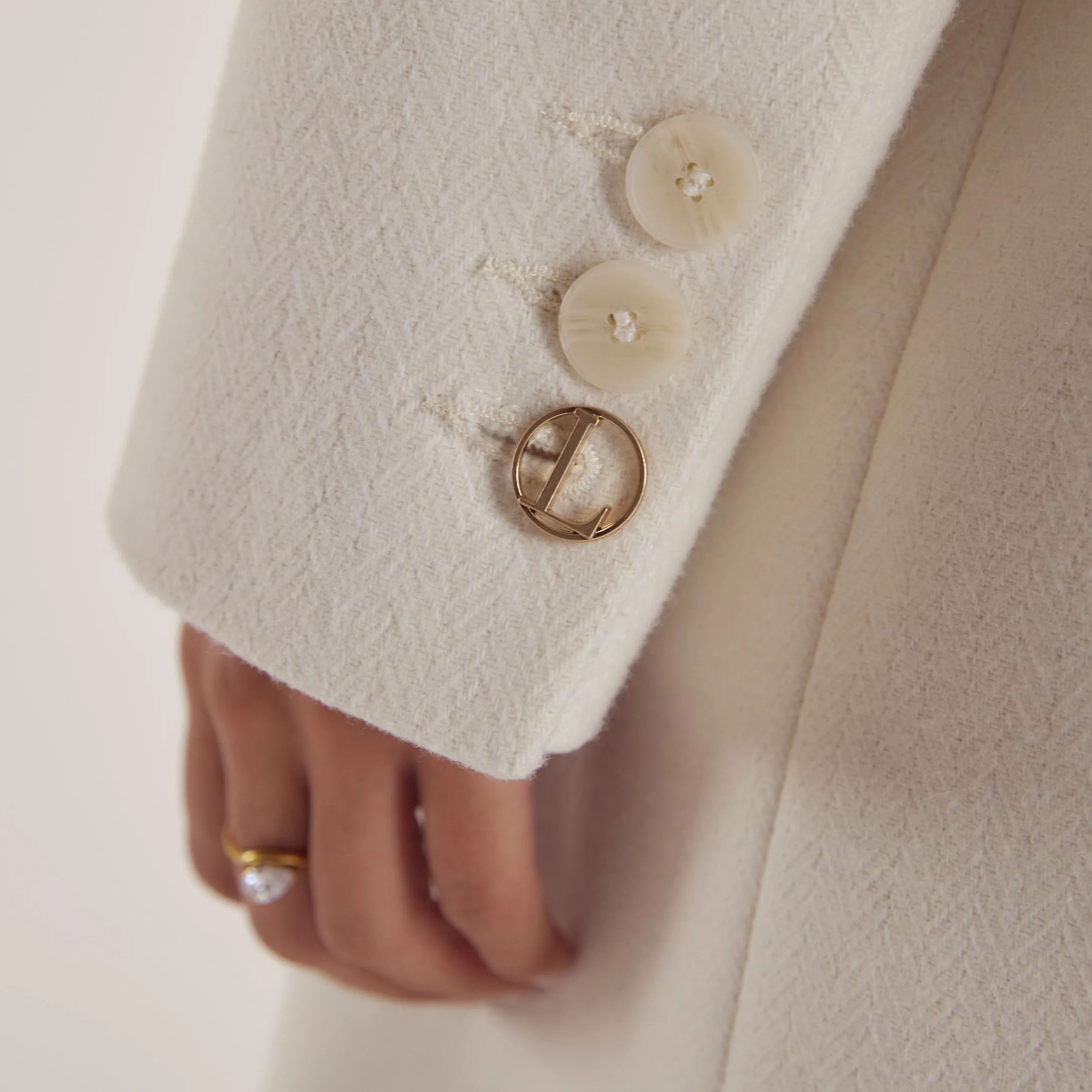 Veste Blazer en Laine - Crème