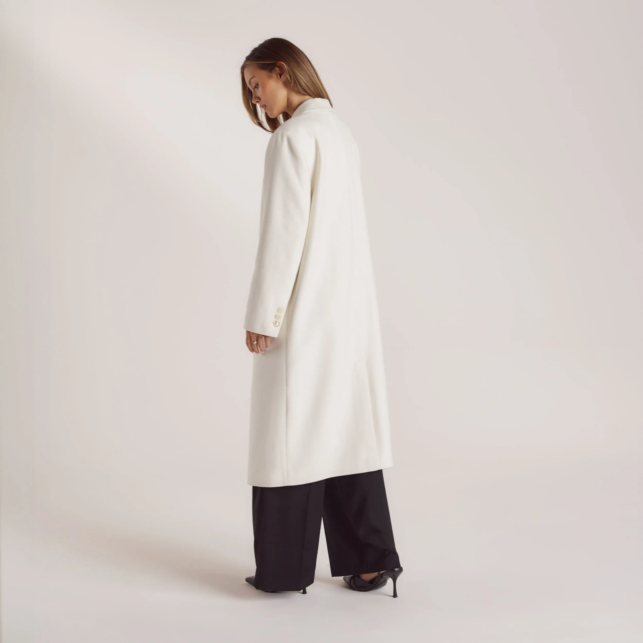 Veste Blazer en Laine - Crème