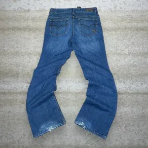 Vintage Harley Davidson Jeans Bootcut Flared Fit Medium Wash Y2K