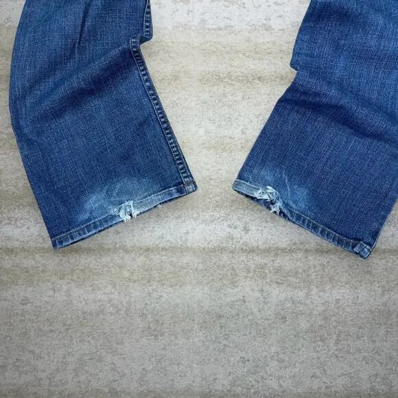 Vintage Harley Davidson Jeans Bootcut Flared Fit Medium Wash Y2K