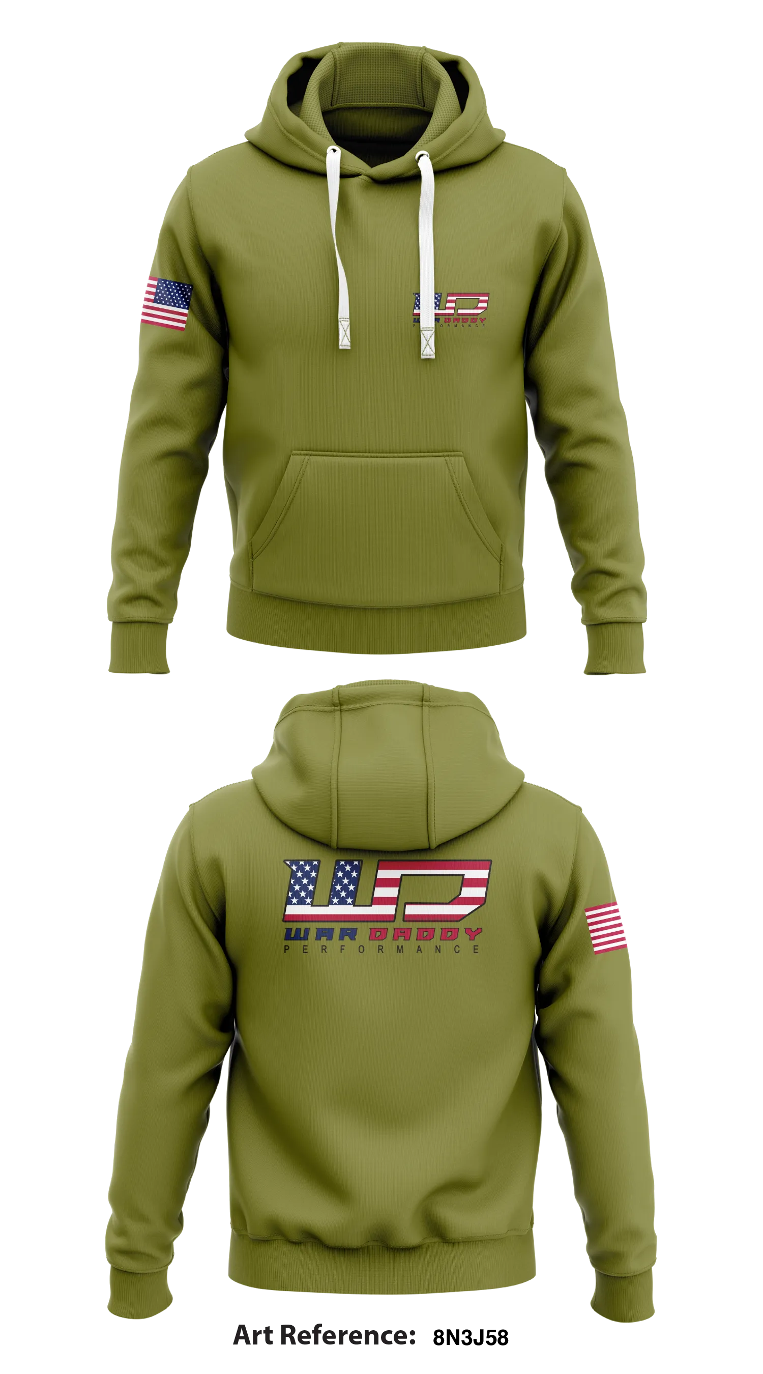 War Daddy Performance Store 1  Core Men's Hooded Performance Sweatshirt - 8n3J58